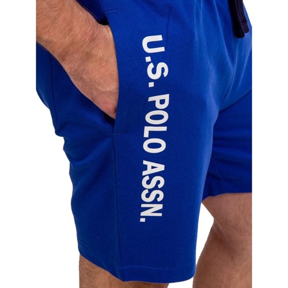 U.S. Polo Association Men's French Terry Shorts Size 2XL Color Blue BRAND NEW - Picture 3 of 12